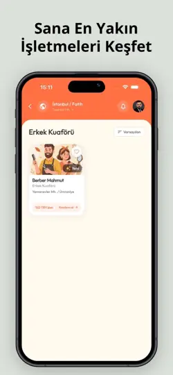 Screenshot von Sende – Randevu Al auf dem iPhone 2