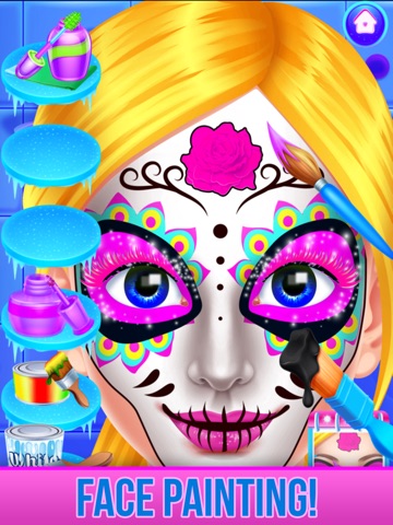 Ice Princess Face Paint Salon iPad screenshot