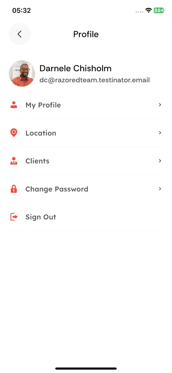 iPhone screenshot