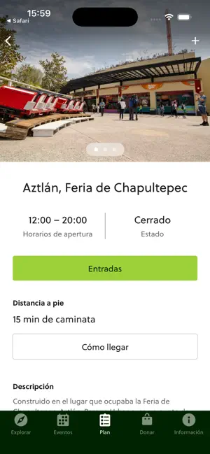 Bosque de Chapultepec Oficial iPhone screenshot 3
