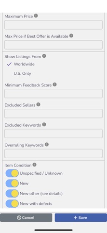 Flippah-Search Alerts For eBay screenshot