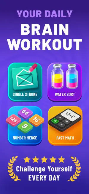 Brain Tasks: Training & Puzzle screenshot 1