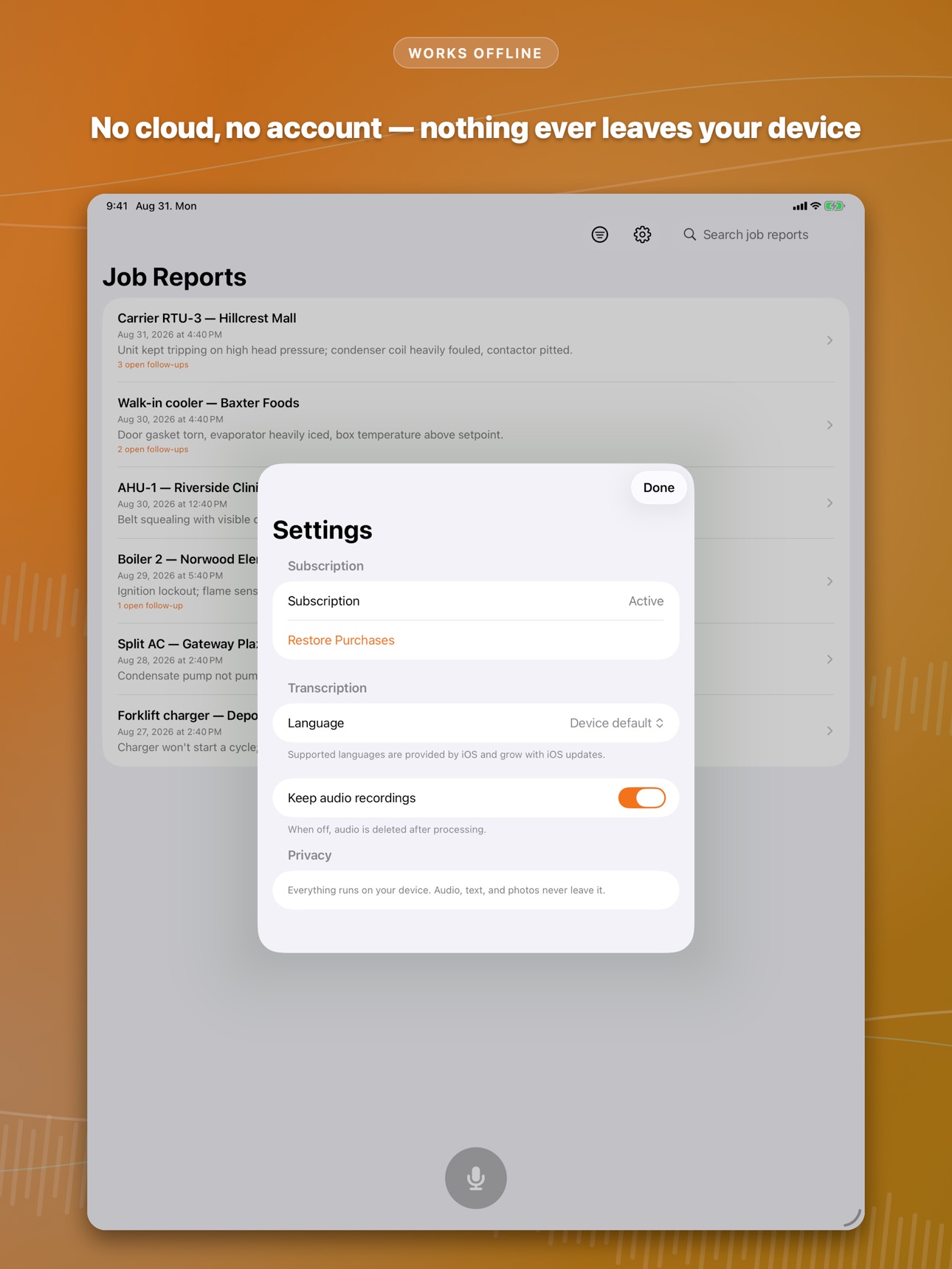 Screenshot 8 of TechFit Field Service Pro