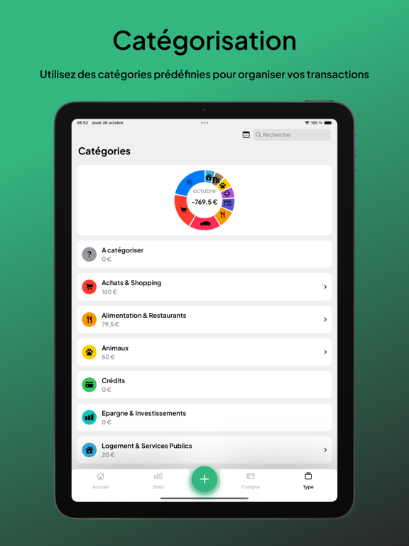 Screenshot #5 pour CashFlow - Suivi des dépenses
