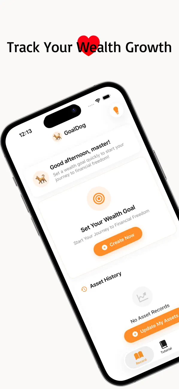 Screenshot #1 pour GoalDog: Money&Wealth Goals