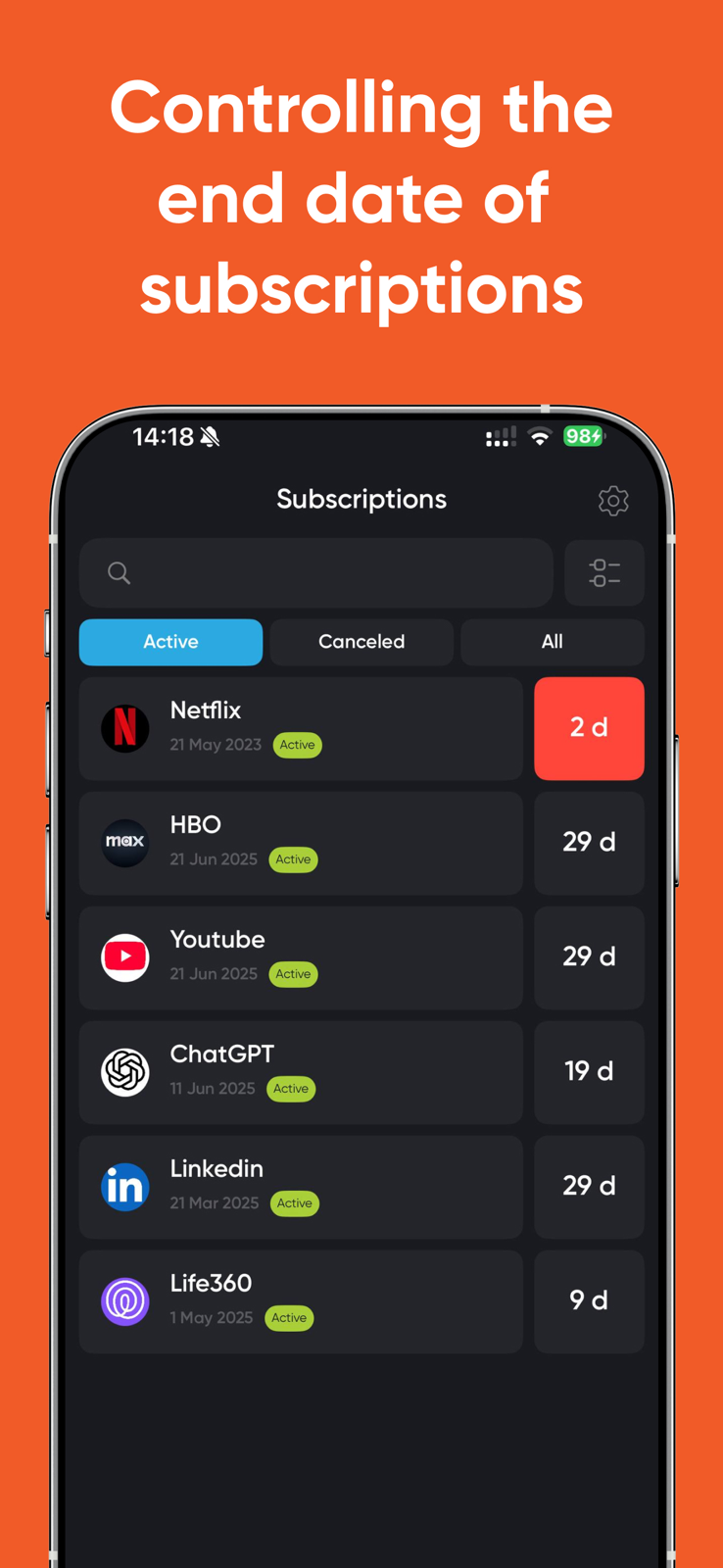 App screenshot
