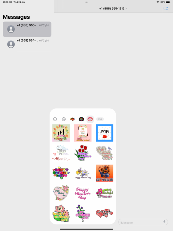 Screenshot #4 pour Mother's & Father Day Stickers