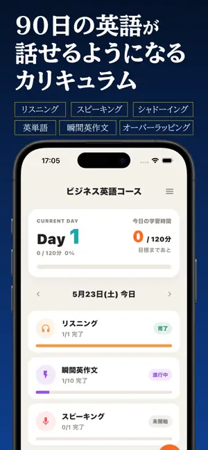 EnglishElite 英語スピーキングトレーニングアプリ screenshot 1