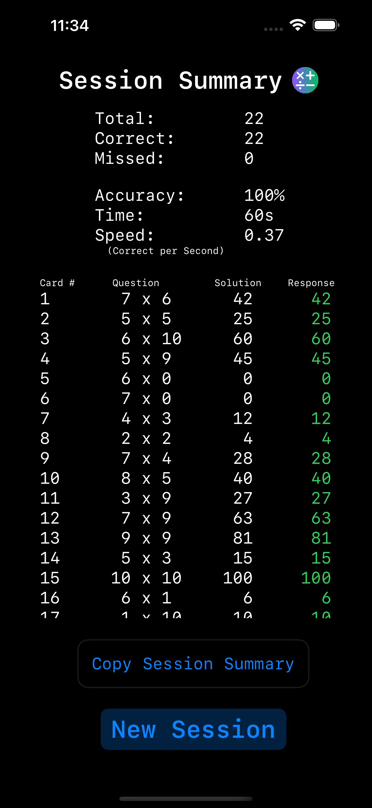 FlashMathFlash screenshot 10
