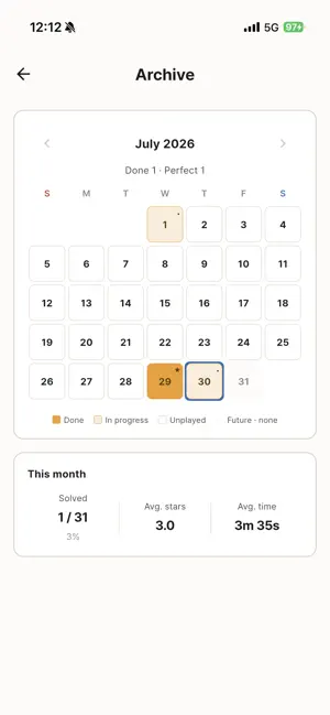 Hangeul Crossword screenshot 4