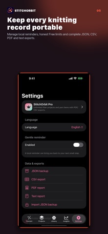 StitchOrbit: Row Counter Screenshot 5 of 6