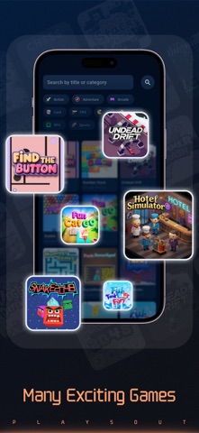 PlaysOut:One Tap Endless Games Screenshot 3 of 6