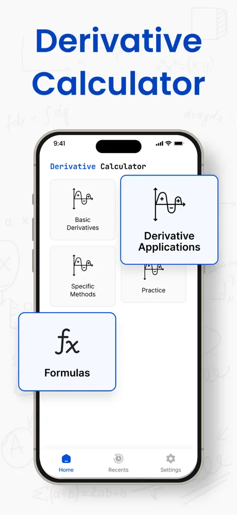 Derivative Calculator Solver - Education App | MWM