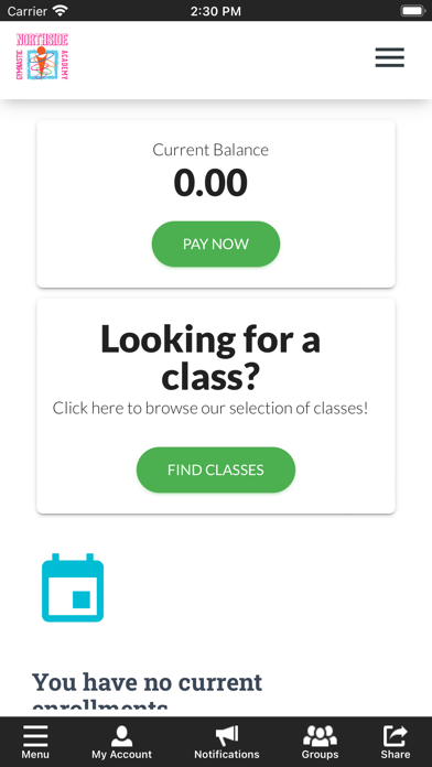 Northside Gymnastic Academy Screenshot