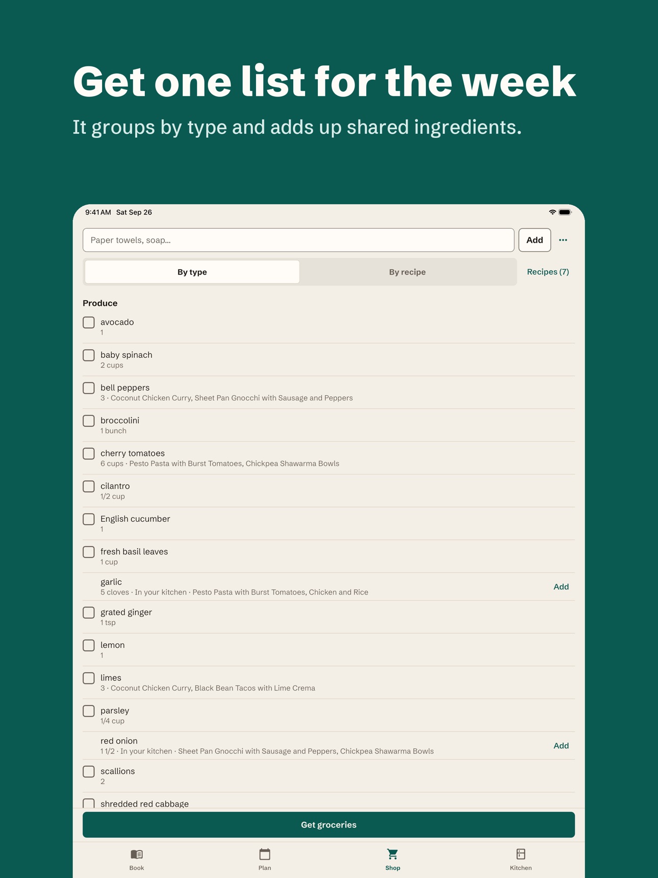 Screenshot 8 of Tomato Potato: Recipes to Cart