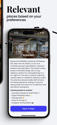 Eaterly: Places to Eat & Drink iPhone screenshot