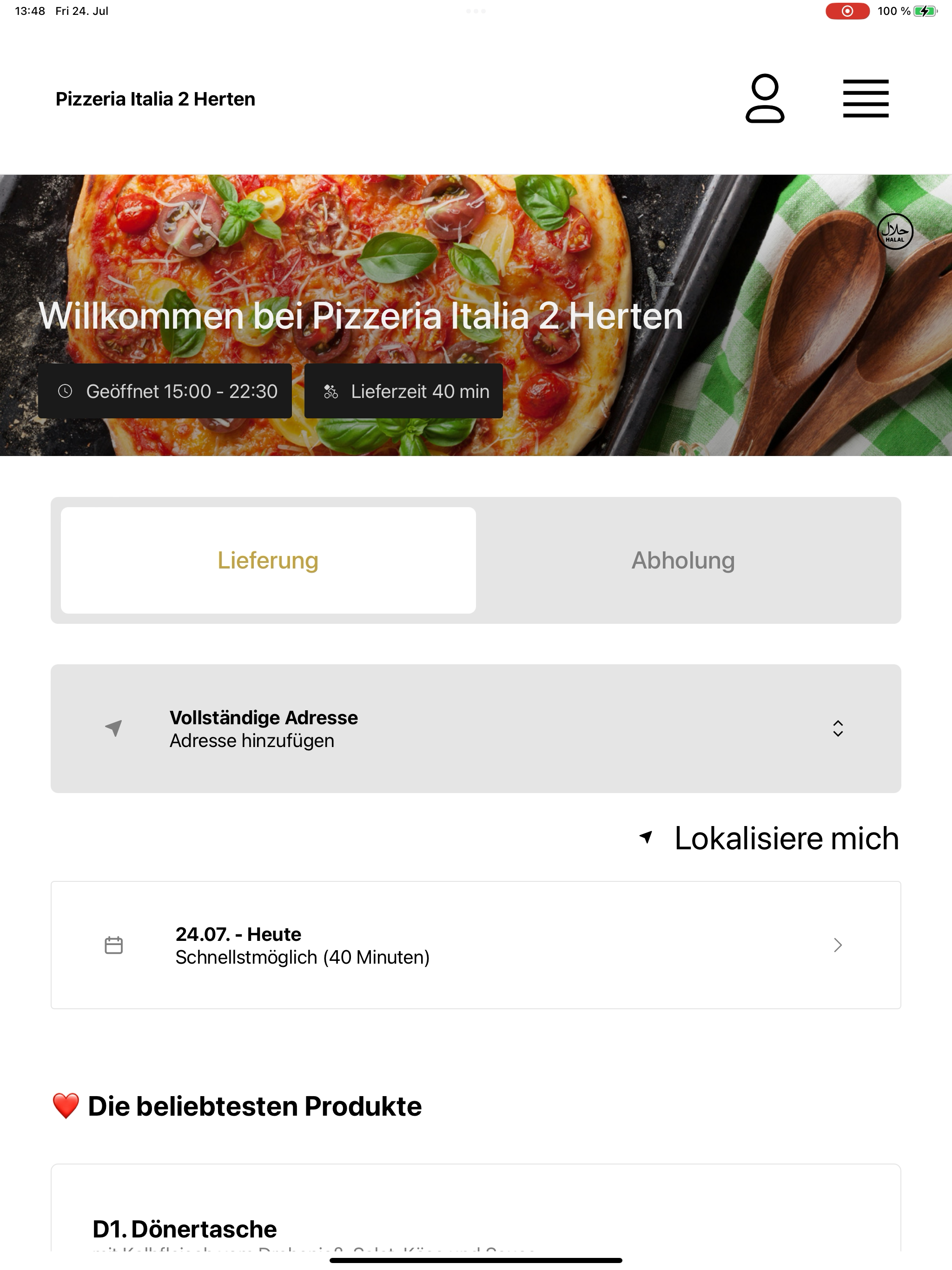 Pizzeria Italia 2 Herten DE screenshot 6