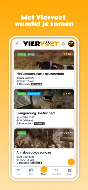 Viervoet – Honden & Wandel App screenshot 2