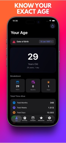 Age Calculator: Exact Age DOB screenshot