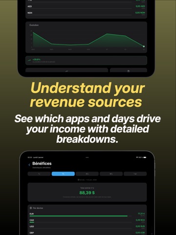 AppStats - Revenue & Stats iPad screenshot
