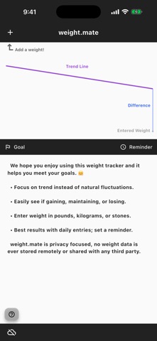 weight.mate Screenshot 1 of 7