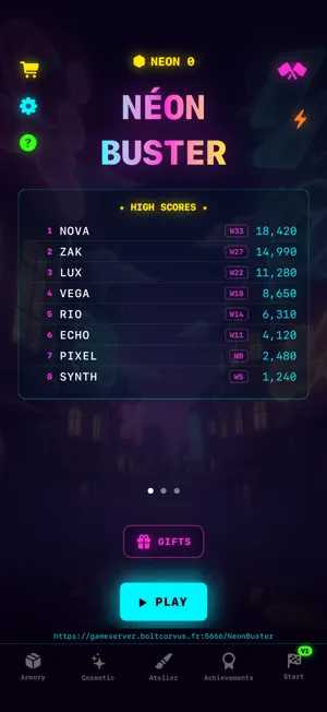 Neon Buster: Balls & Cannon screenshot 4