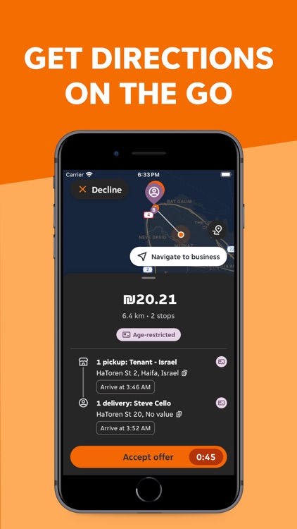 10bis – Courier screenshot-3