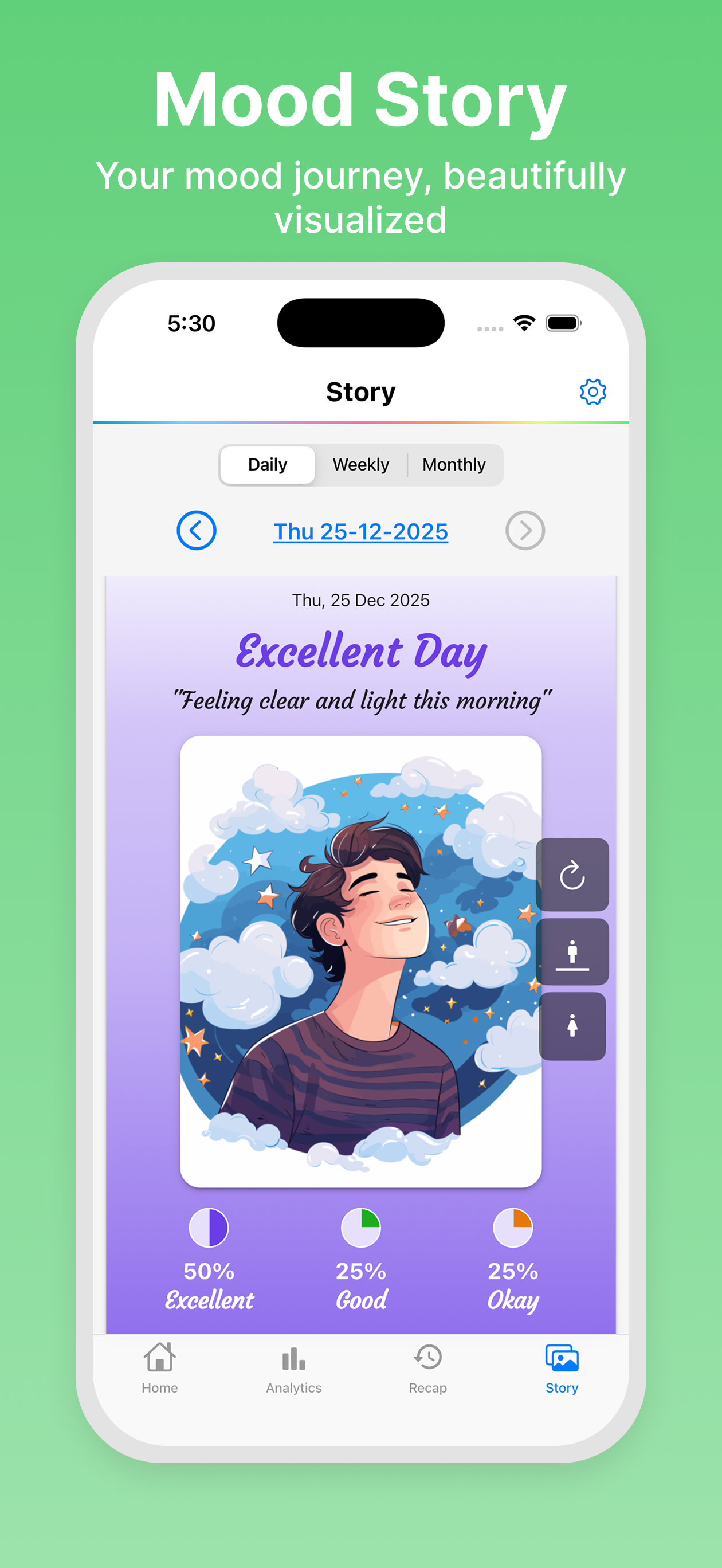 Wybe: Mood Tracker & Journal screenshot 10