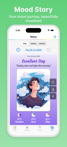 Wybe: Mood Tracker & Journal Screenshot 10 of 10