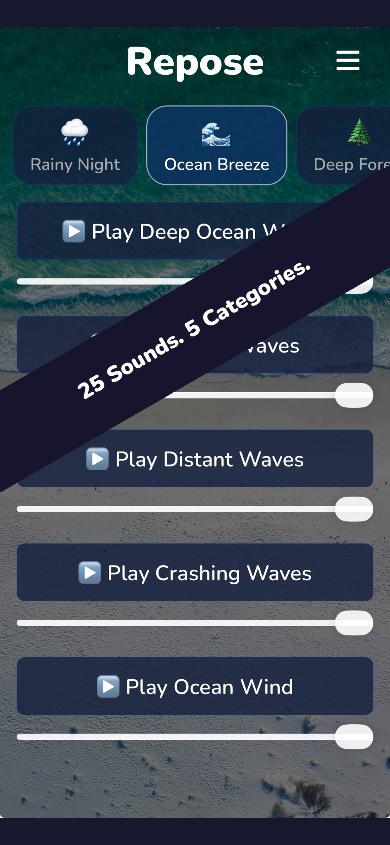 Repose: Sleep Sounds screenshot 2