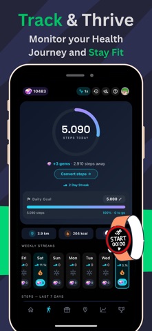 Reward Hunters: Walk and Earn iPhone screenshot