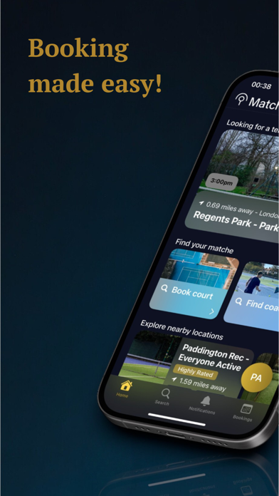 Matche: Find, Book & Play Screenshot