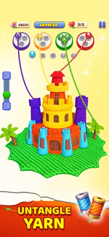 Yarn Puzzle: Sort & Relax iPhone screenshot