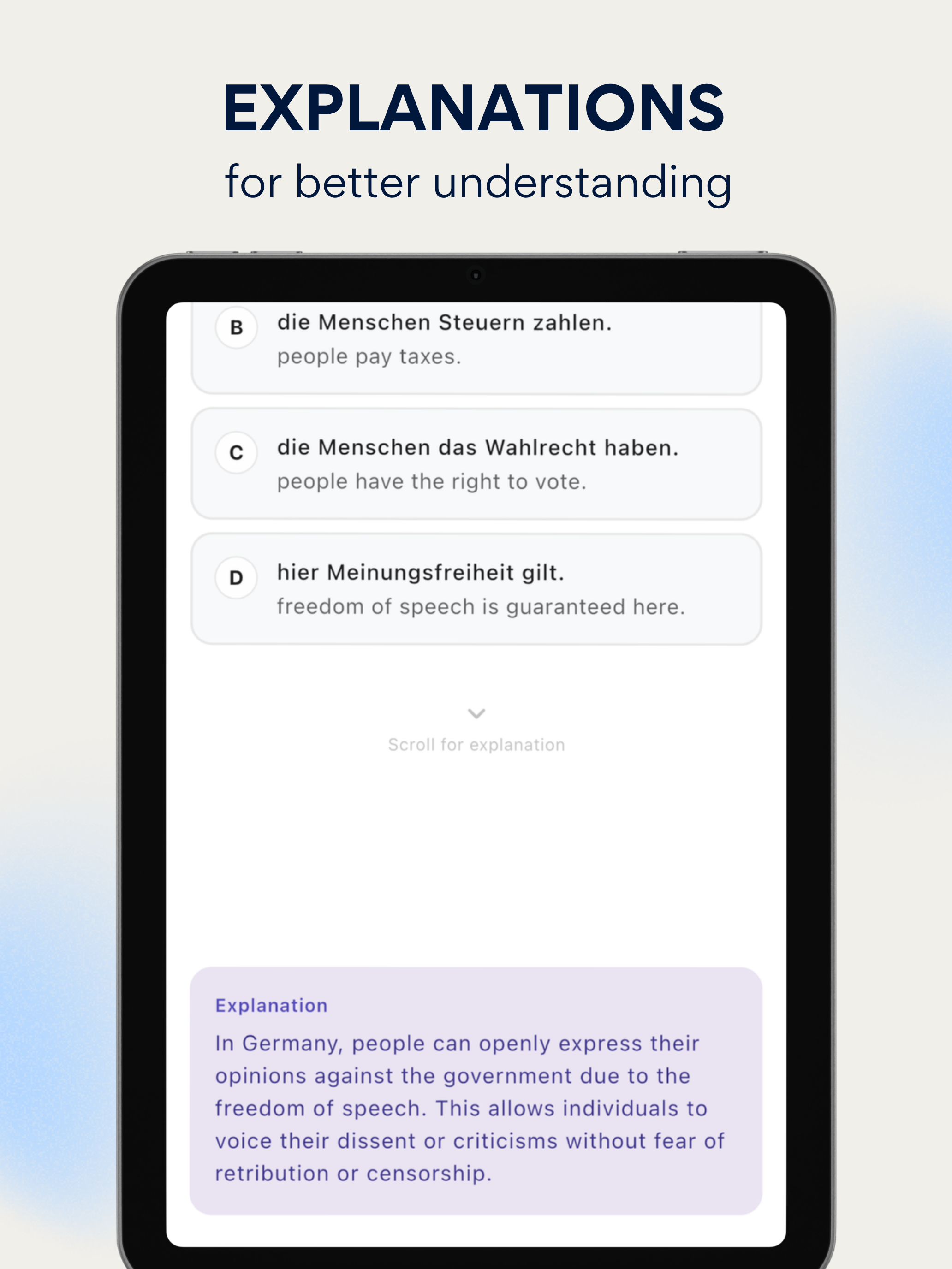 Einbürgerungstest Preparation screenshot 12