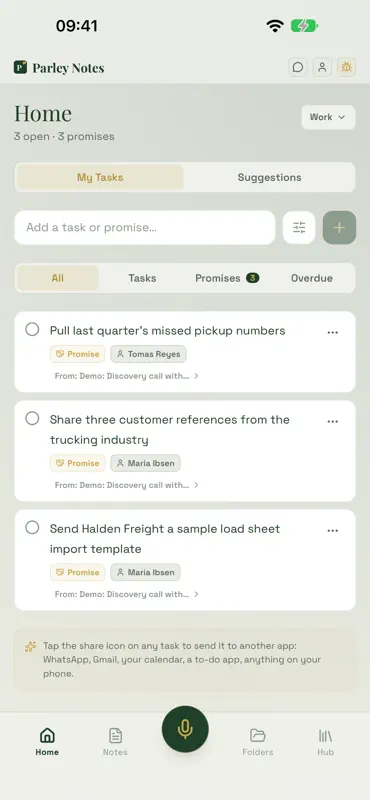 Parley Notes screenshot 2 of 6