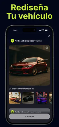Captura de pantalla de AI Car Designer Modify & Tune en iPhone 5