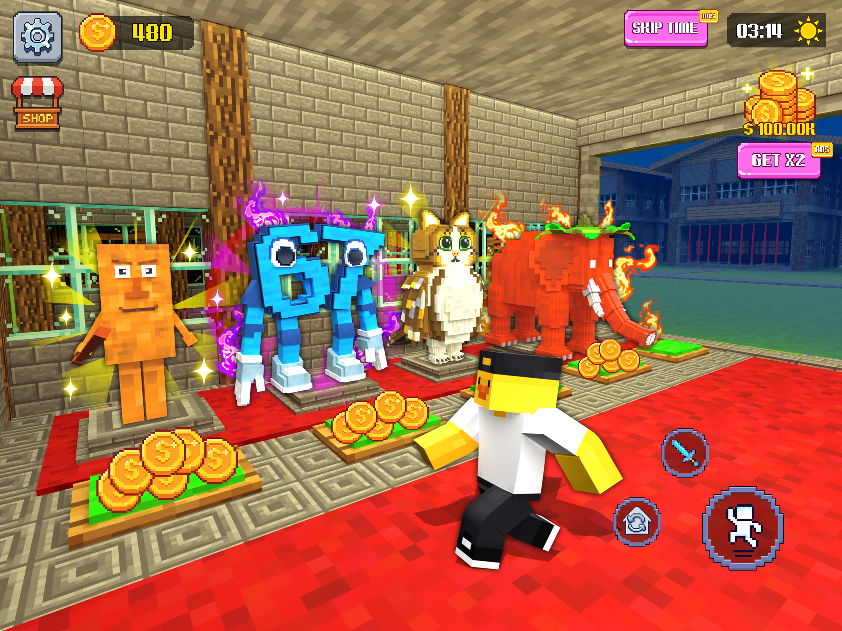 Lava Survival: Grab Brainzot