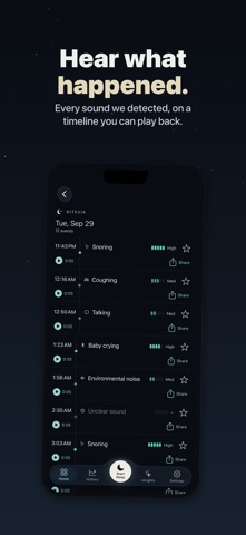 Nitevia: Sleep & Snore Tracker Screenshot 4 of 6