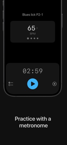 GuitarPal-Structured Practice iPhone screenshot
