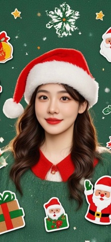 圣诞帽 - 给照片添加圣诞帽Christmas Hat screenshot