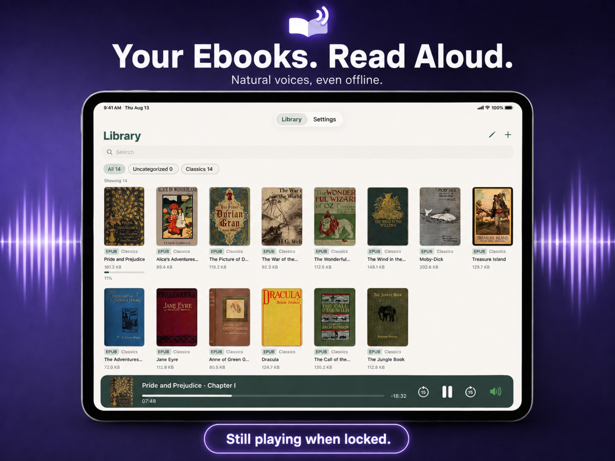 iRead: Read Aloud EPUB Reader screenshot 7