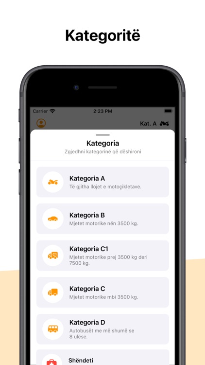 Autoshkolla Kosovë - Testet