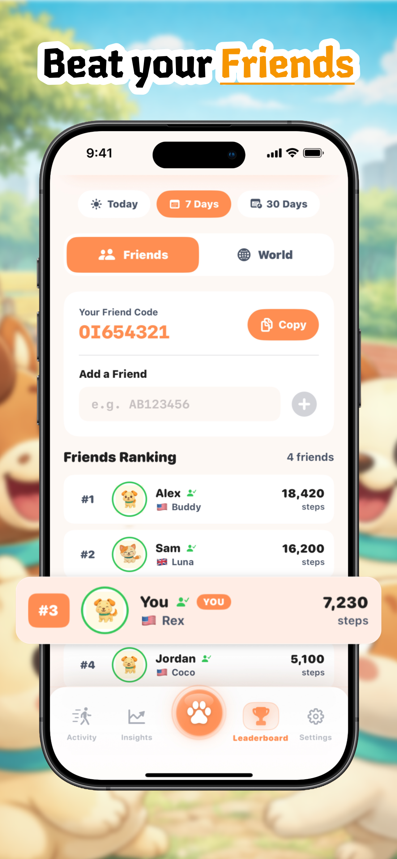 Step Counter - VirtuPet screenshot 3