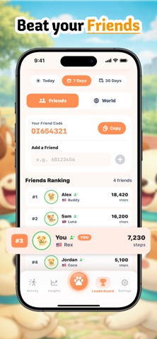 Step Counter - VirtuPet screenshot