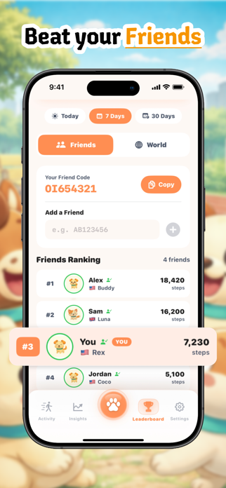Step Counter - VirtuPet Screenshot 3 of 8