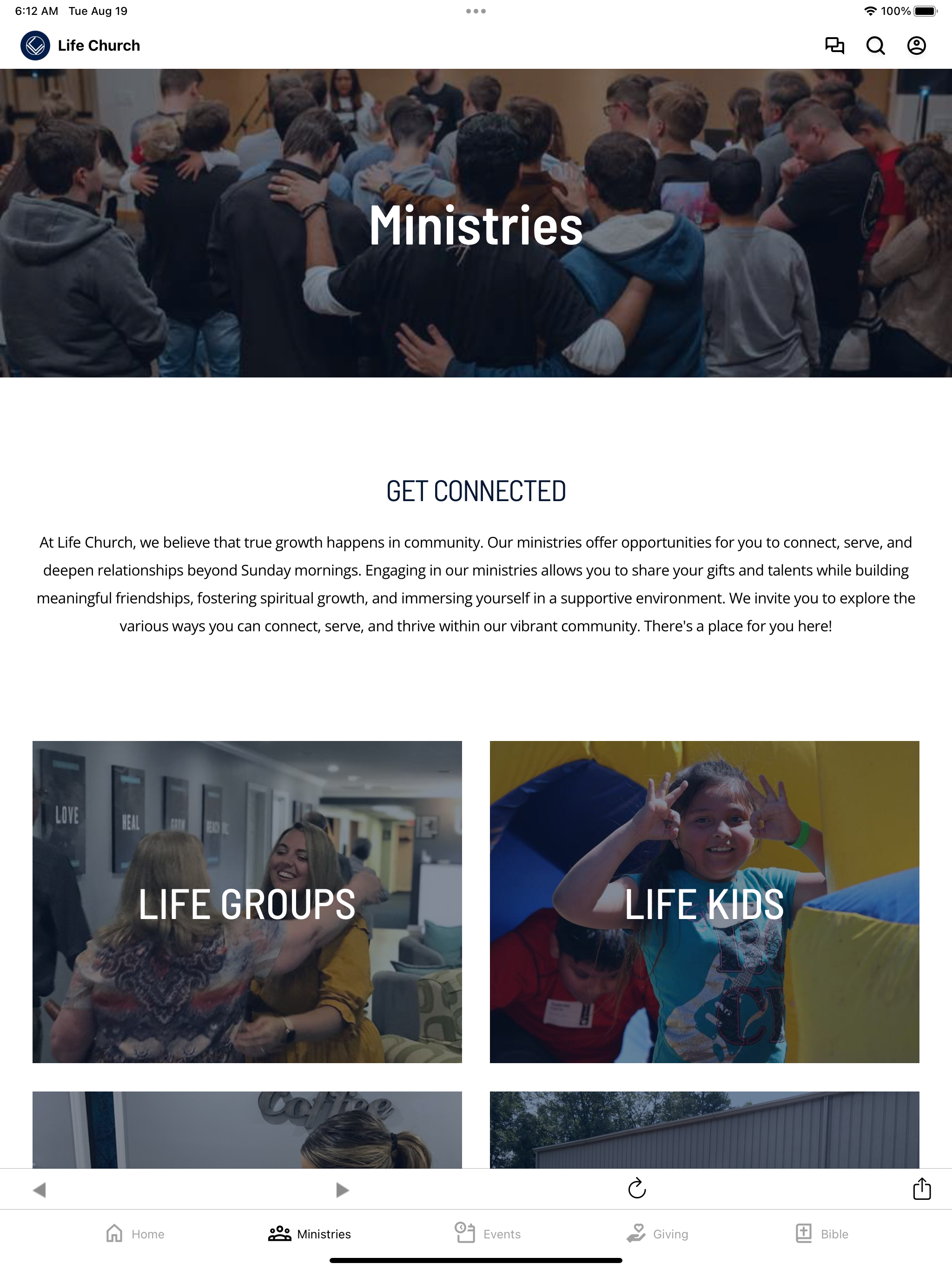 Life Church Baldwin screenshot 5