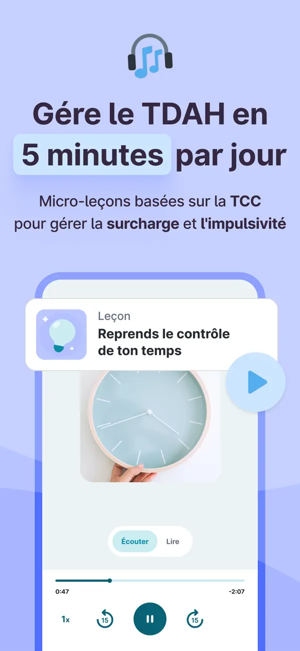 Screenshot #2 pour Inflow - Gérez votre TDAH
