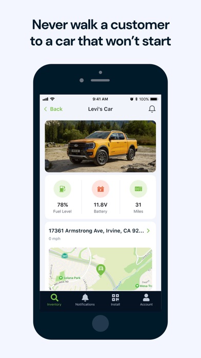 Elo GPS® Dealer Screenshot
