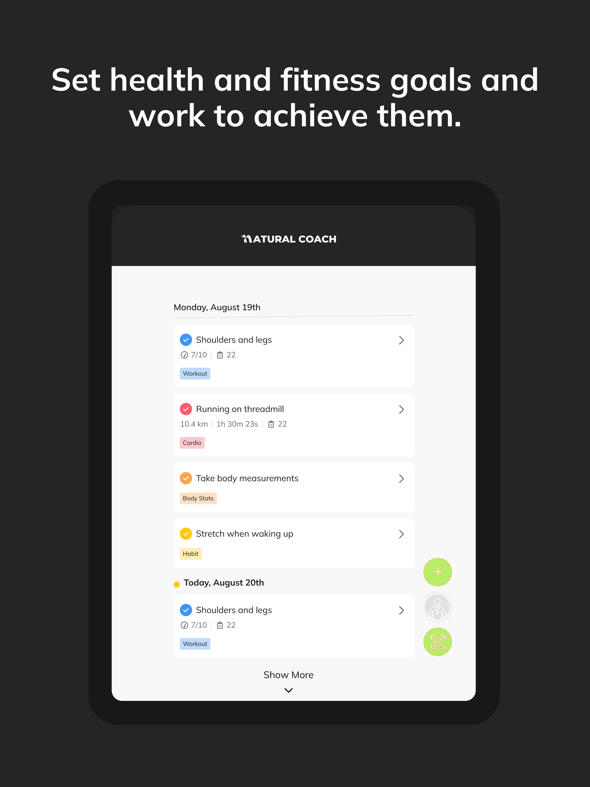 The Natural Coach App