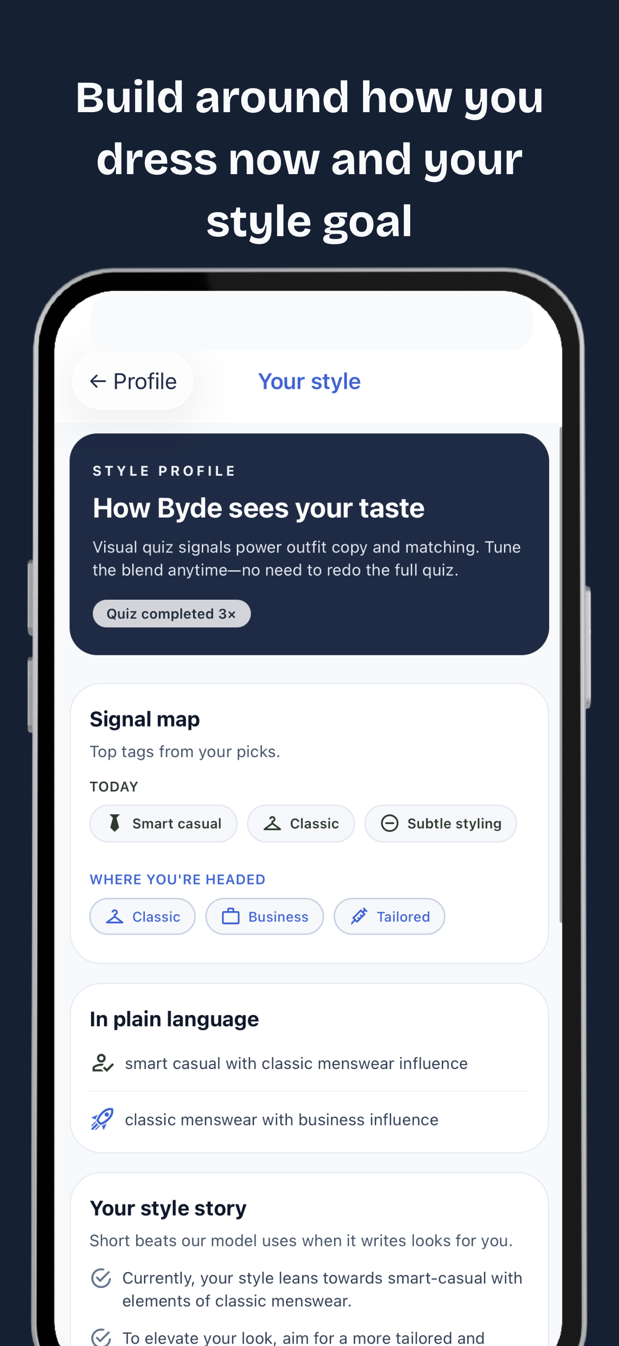 Byde · Smart Closet for Men screenshot 7